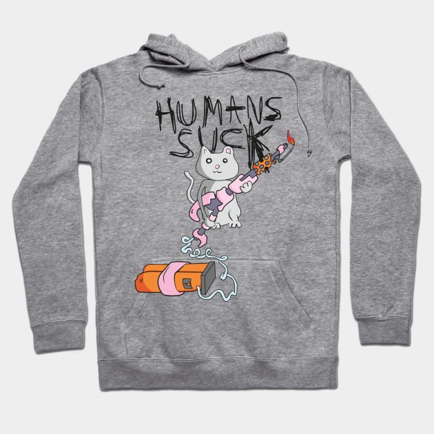 Humans Suck Hoodie by Cuco